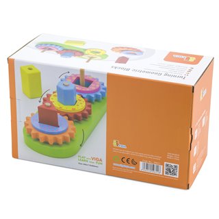 Motoriekpuzzel - Geometrische Vormen en Tandwielen